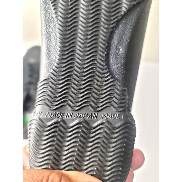 Japan Spingle Move Black Leather Lace Up Sneakers Men's Size S US 7-7.5 - Picture 9 of 12